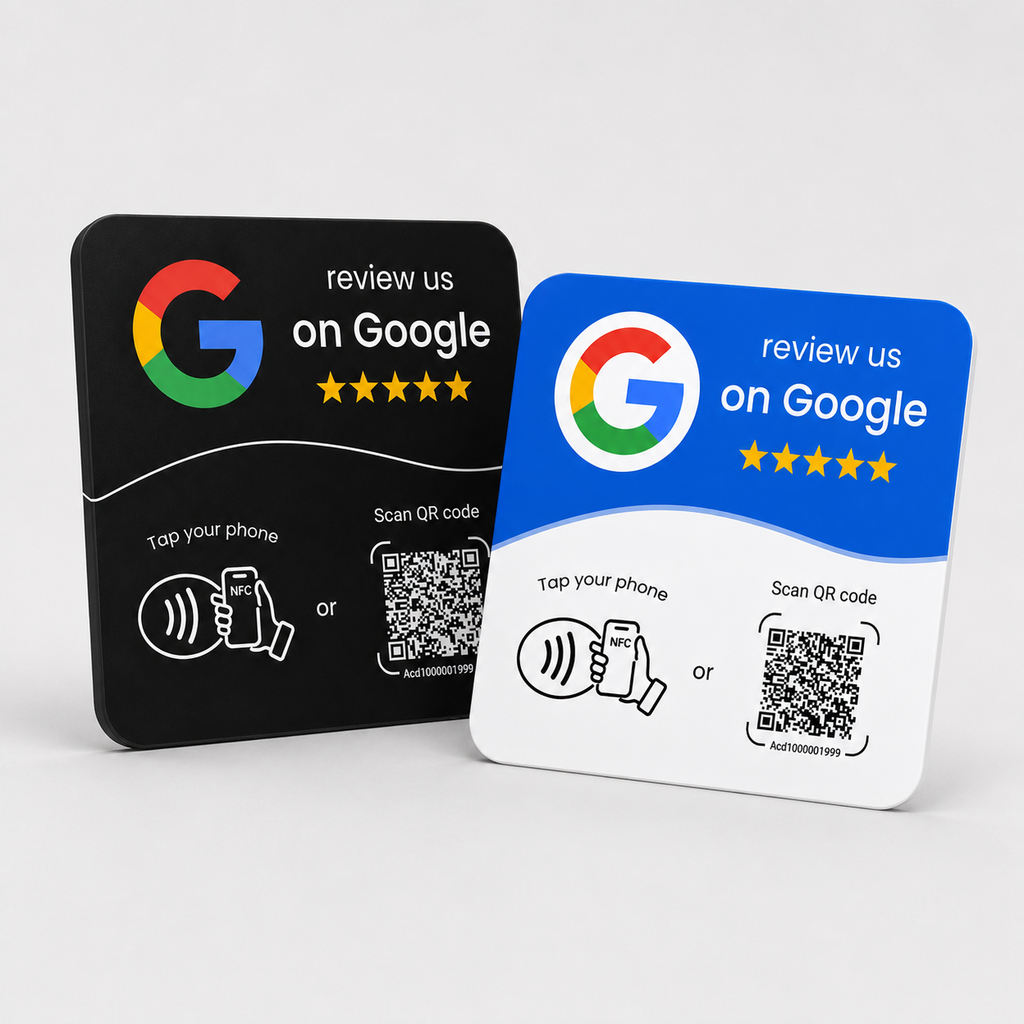 NFC & QR Code Plate